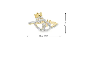 10K Gold 0.10 CTW Diamond Ring