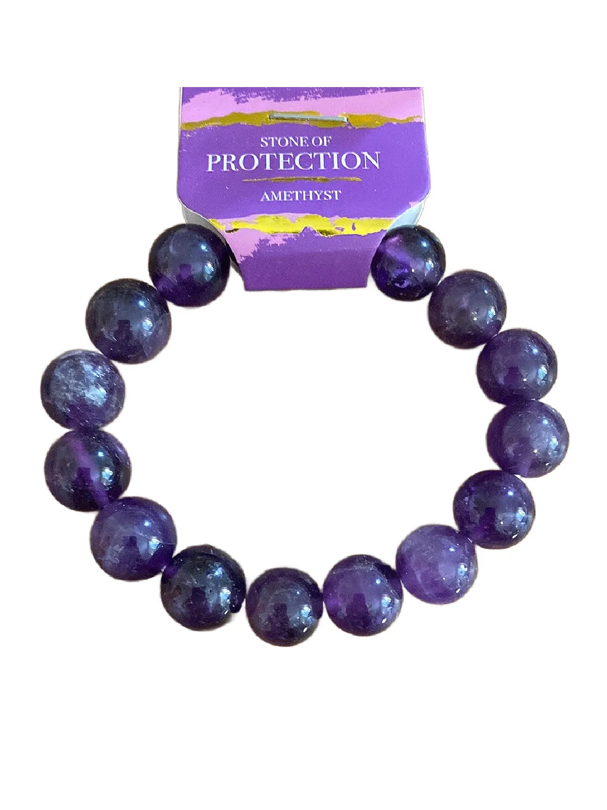 12mm Gemstone Stretch Bracelets