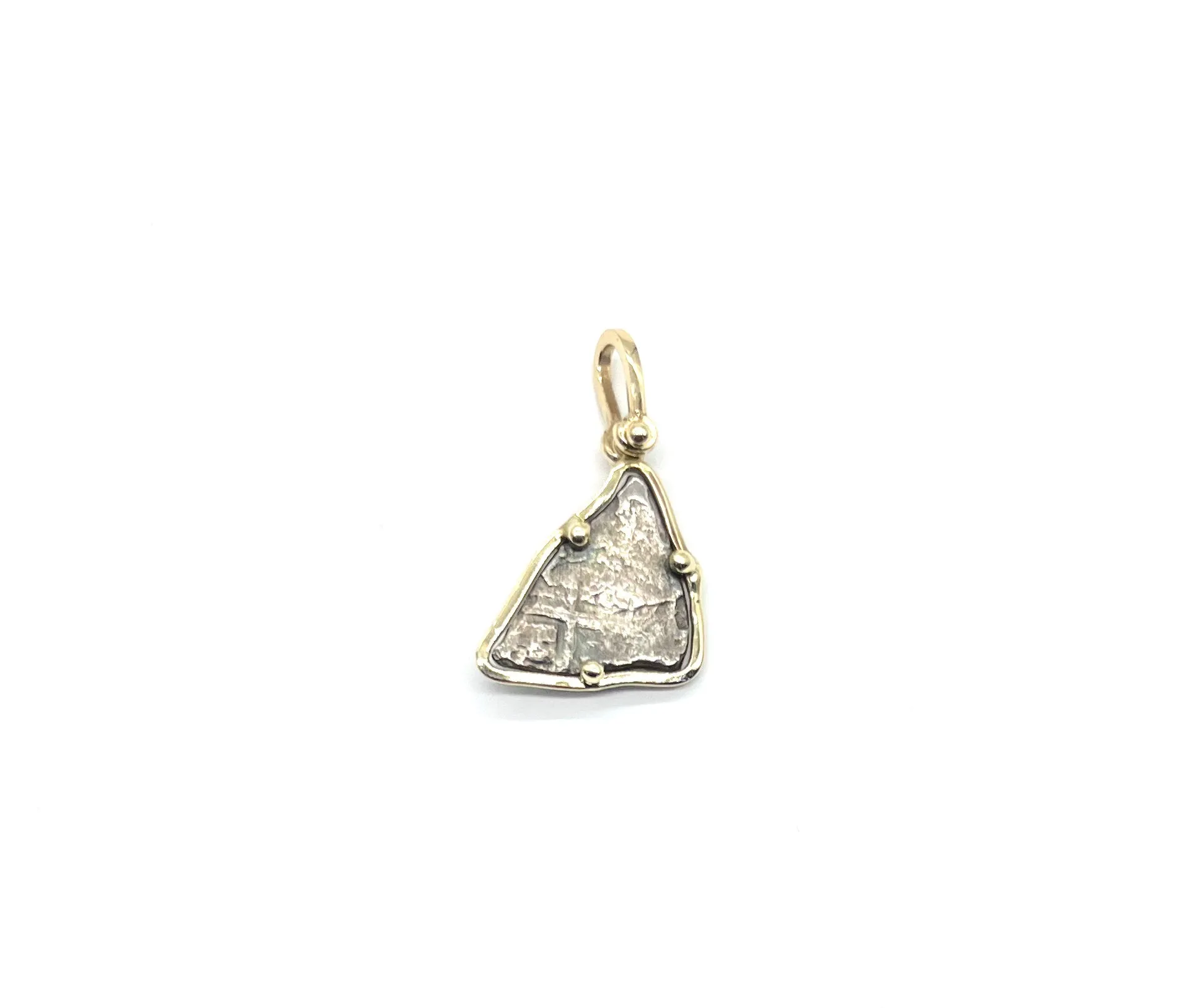 14k “Real” Coin Fragment Pendant