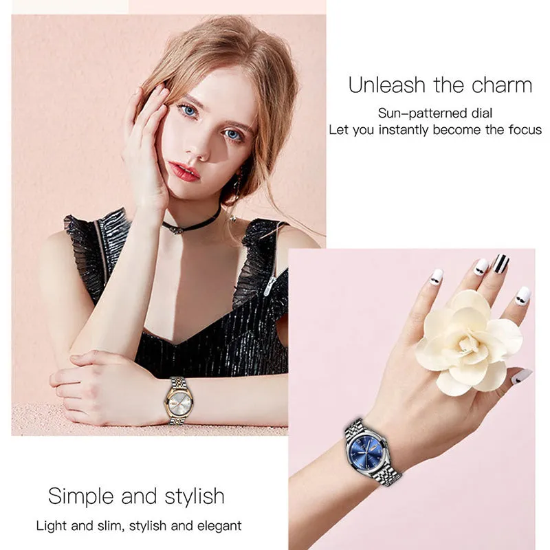 2021 Lige New Rose Gold Women Watch Business Quartz Watch Ladies Top Luxury Female Wrist Watch Girl