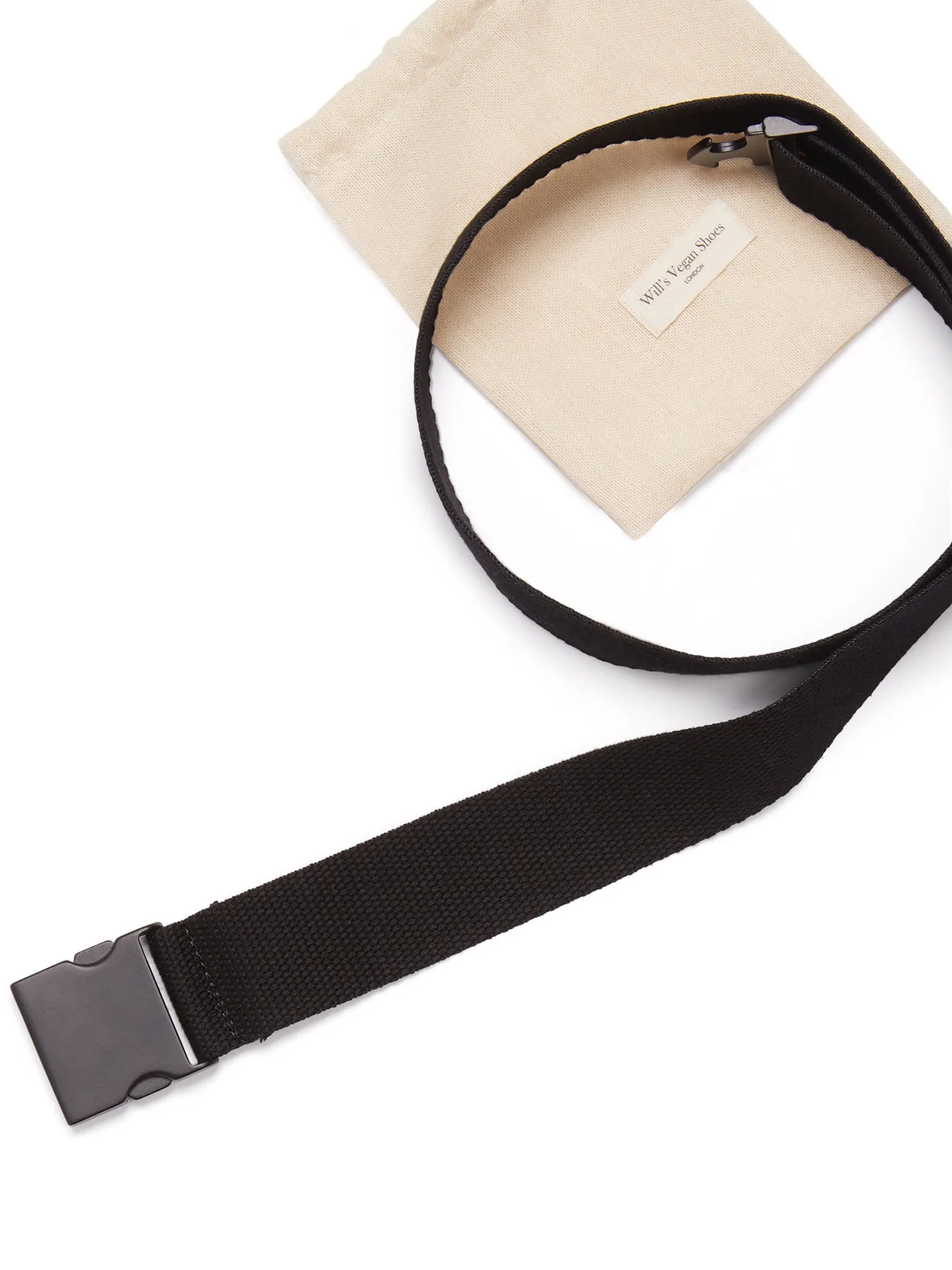 4cm Tencel & Metal Clip Belt