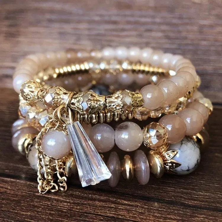 4pcs Crystal Bracelets