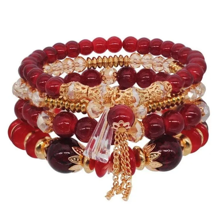 4pcs Crystal Bracelets