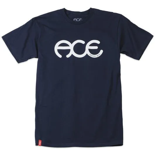 ACE RINGS LOGO TEE - NAVY