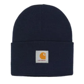 Acrylic Watch Hat - dark navy