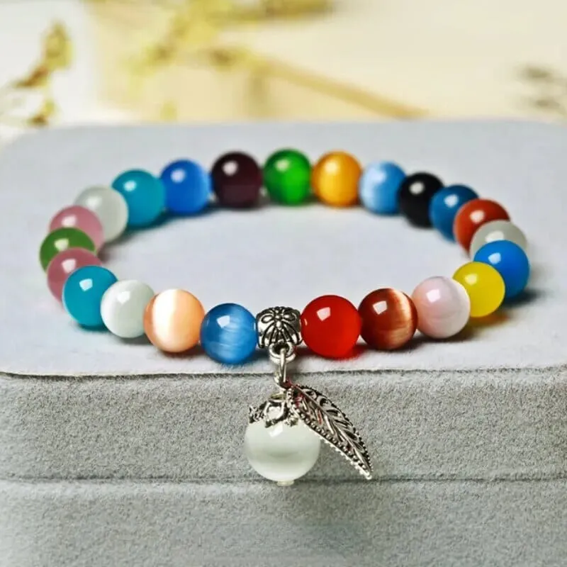 Agate Cat's Eye Stone Bracelets