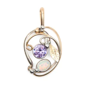 Amethyst & Opal - Pendant