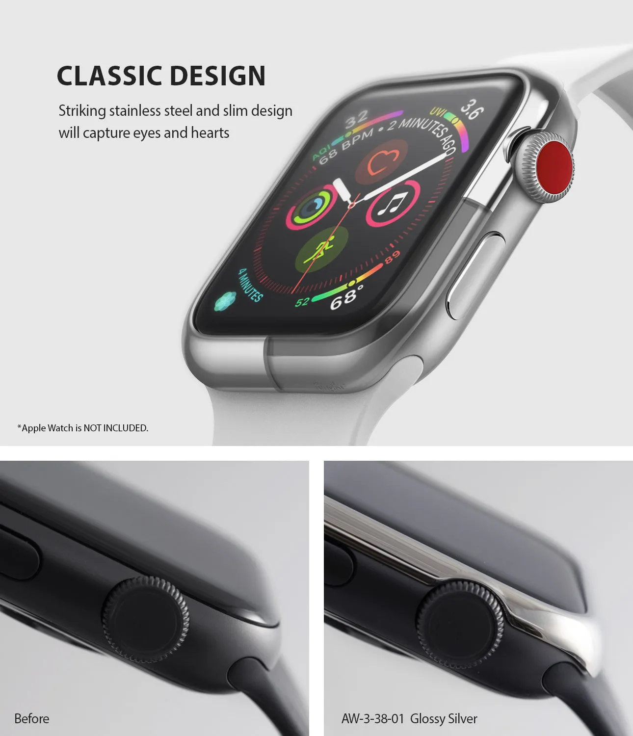 Apple Watch Series 3 / 2 / 1 (38mm) | Bezel Styling