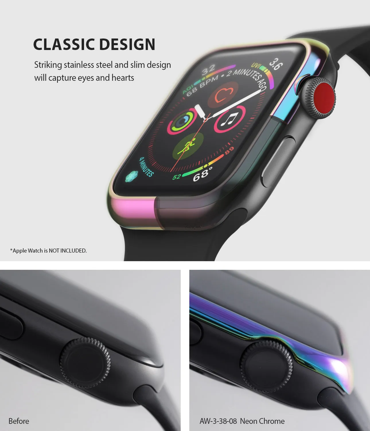 Apple Watch Series 3 / 2 / 1 (38mm) | Bezel Styling