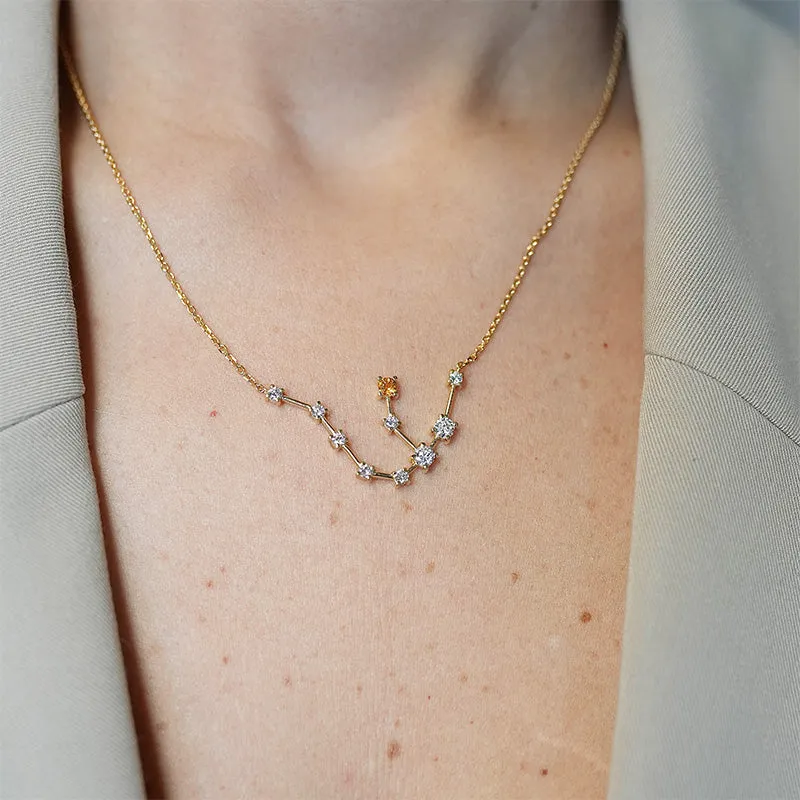 Aquarius Constellation Necklace