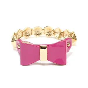 Barbie Theme Metal Vinyl Ribbon Bracelet