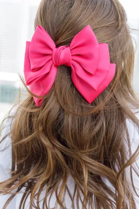 BASIC TRIPLE BOW BARRETTE