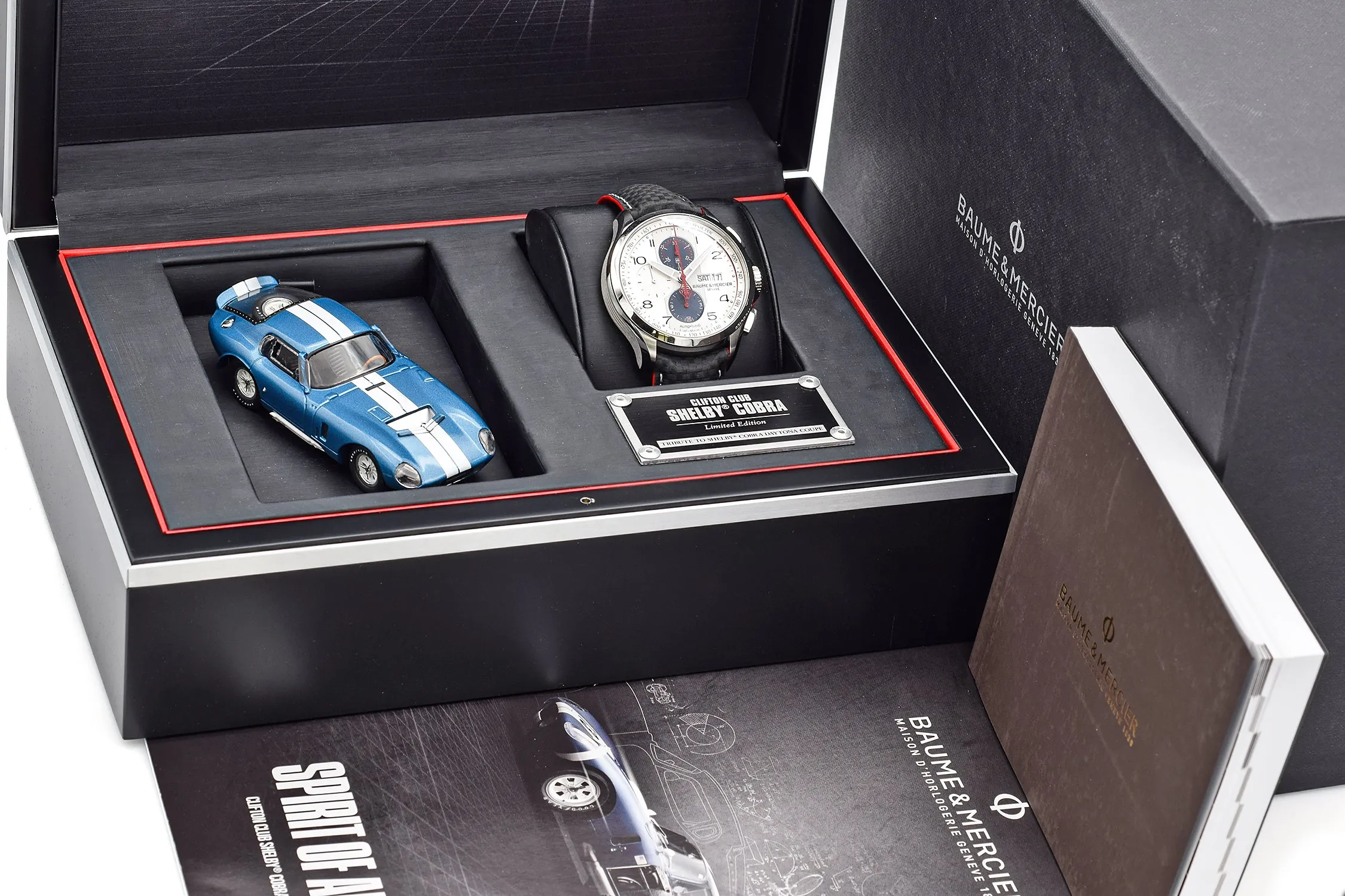 Baume & Mercier Clifton Club Shelby Cobra Automatic Men's Watch  Box Booklets