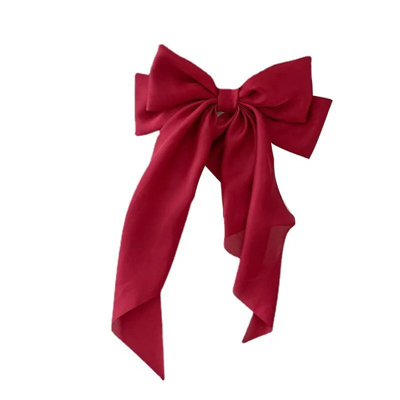 Big Bow Ribbon Hair Clips