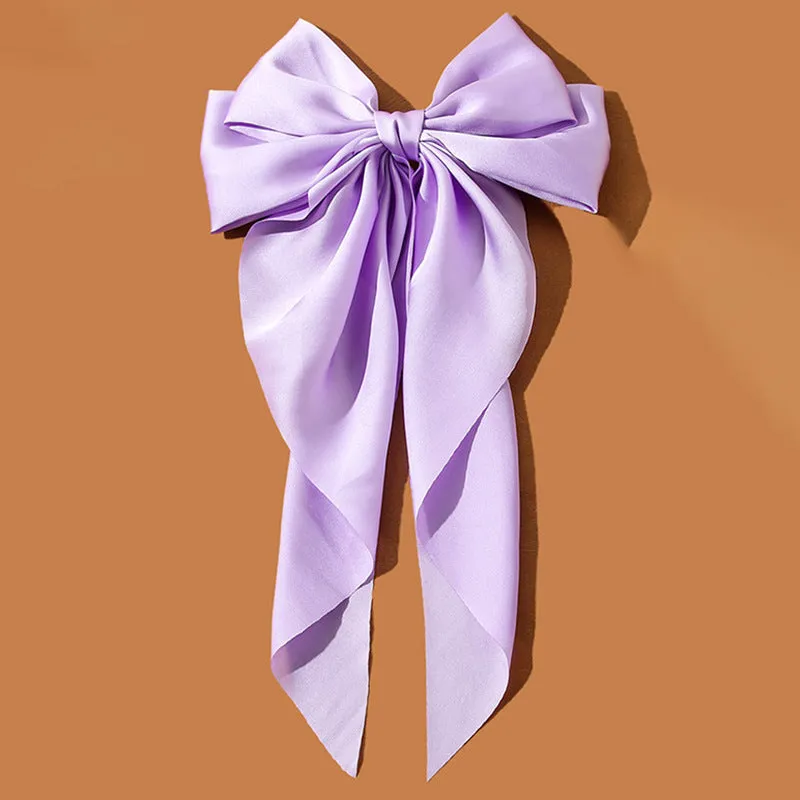 Big Bow Ribbon Hair Clips