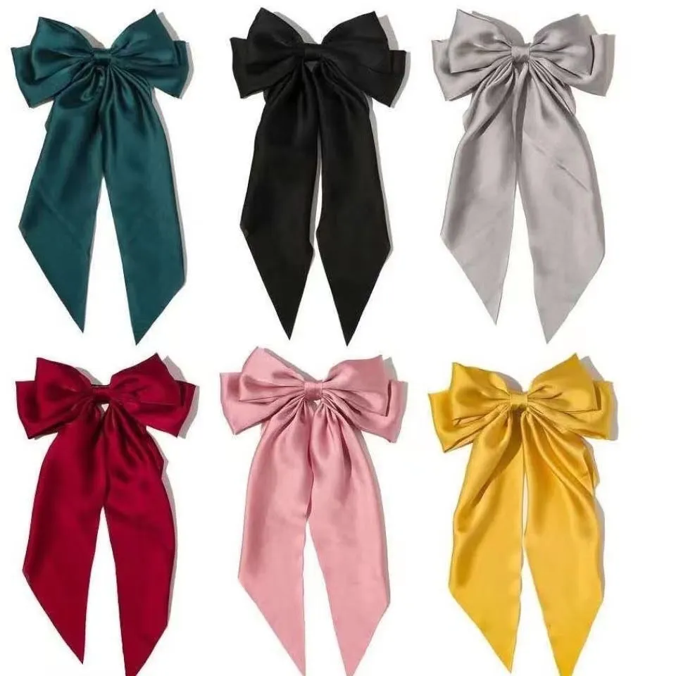 Big Bow Ribbon Hair Clips