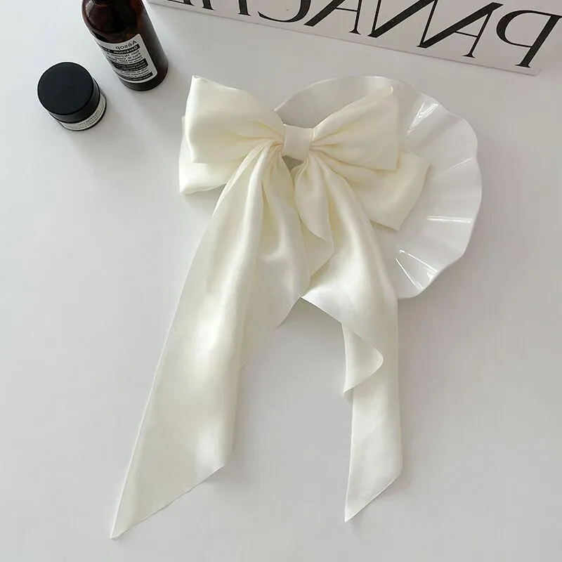 Big Bow Ribbon Hair Clips