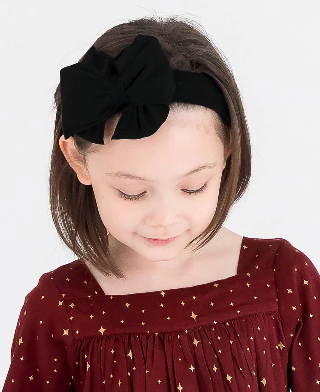 Black Big Bow Headband