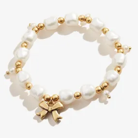 Bow Pearl Stretch Bracelet