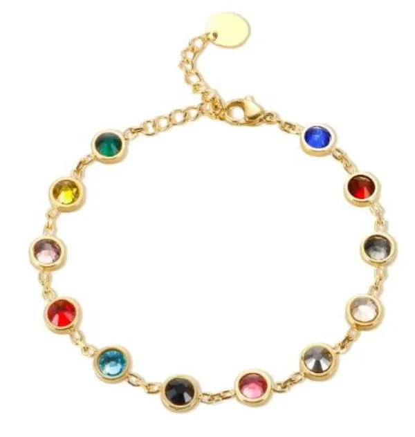 Bracelet - Bejeweled - Gold