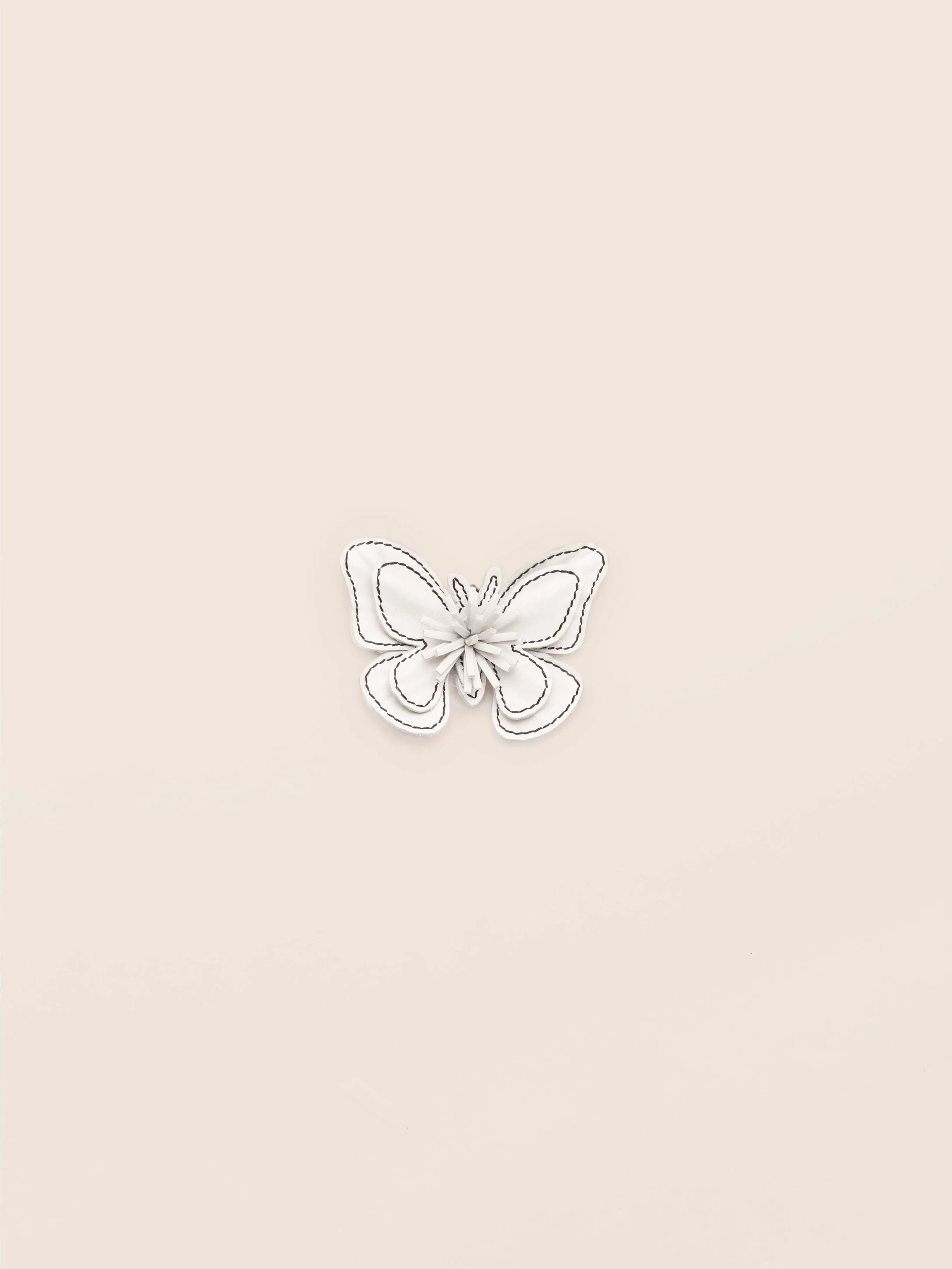 Butterfly Clip White