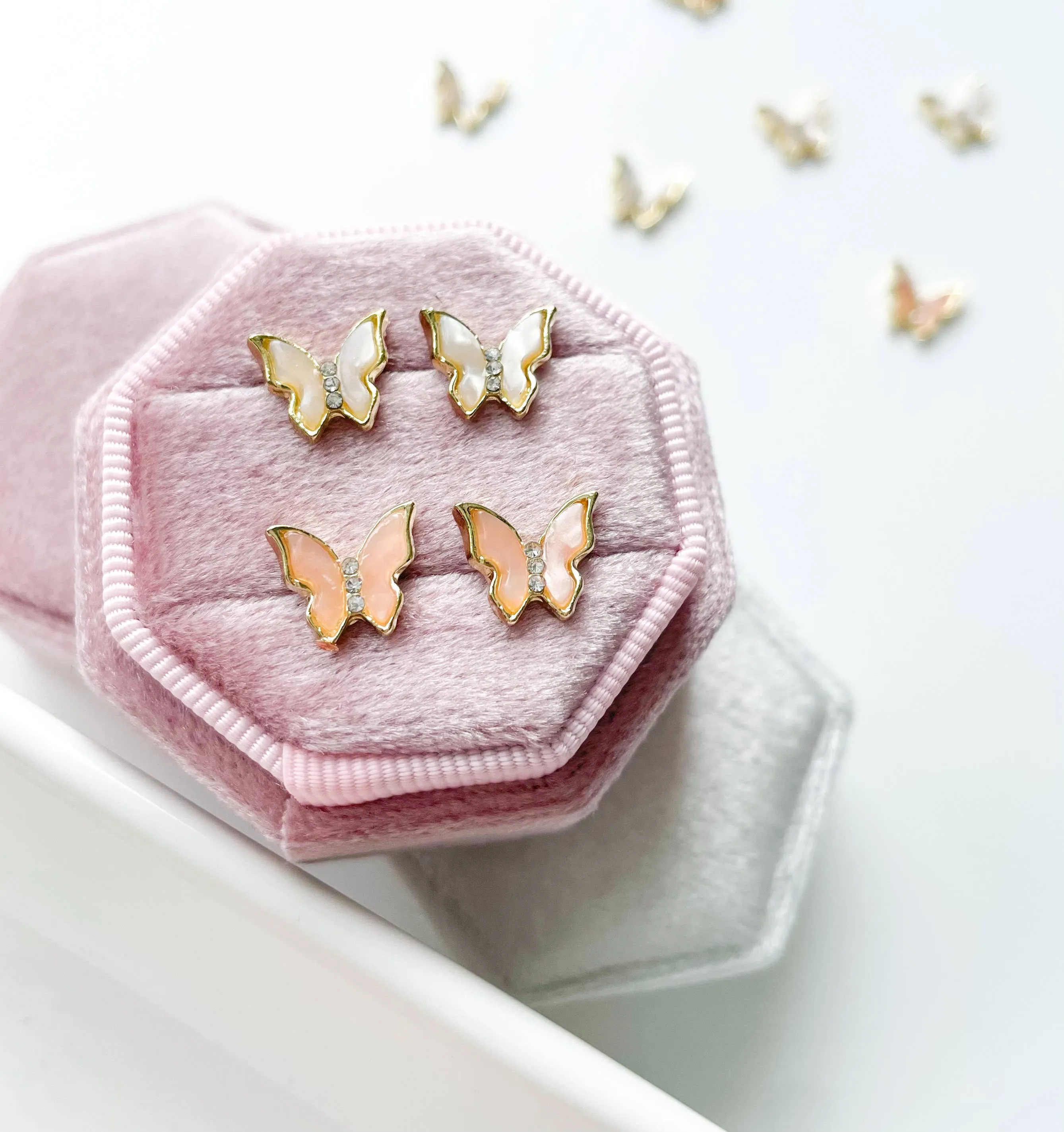 Clip-On Earrings - Butterflies