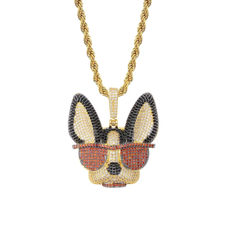 Cool Puppy with Sunglasses Pendant