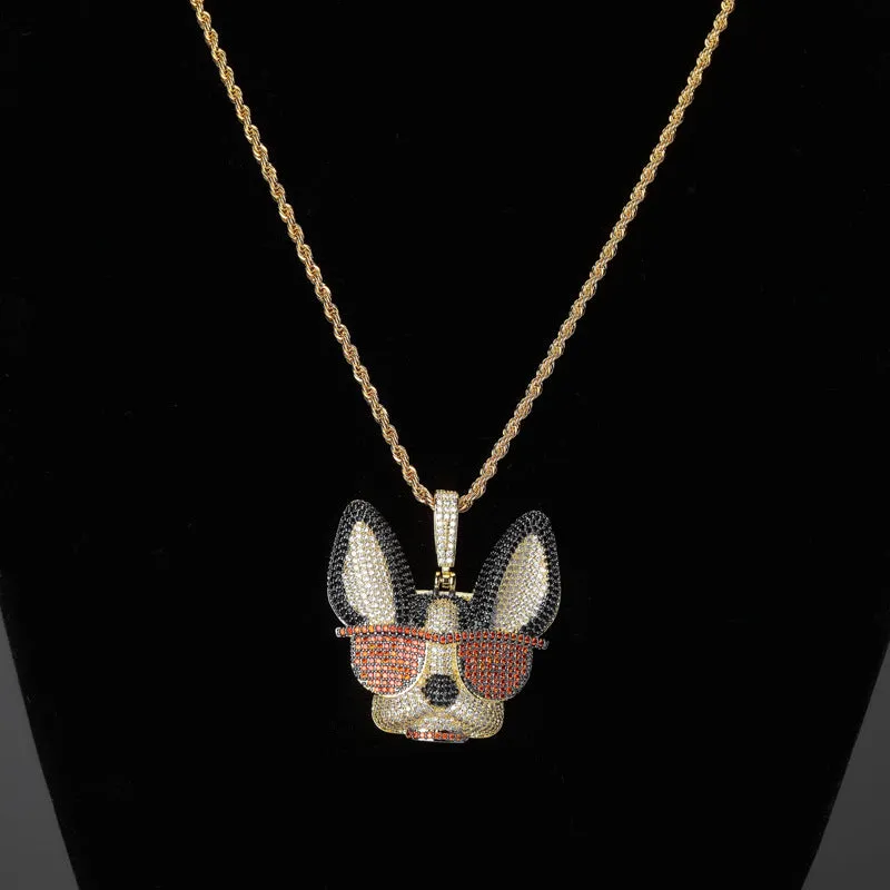 Cool Puppy with Sunglasses Pendant