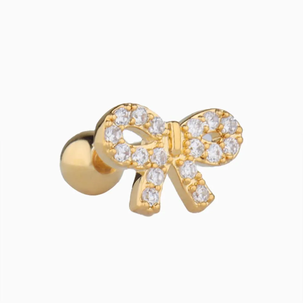 Cute Bow Stud