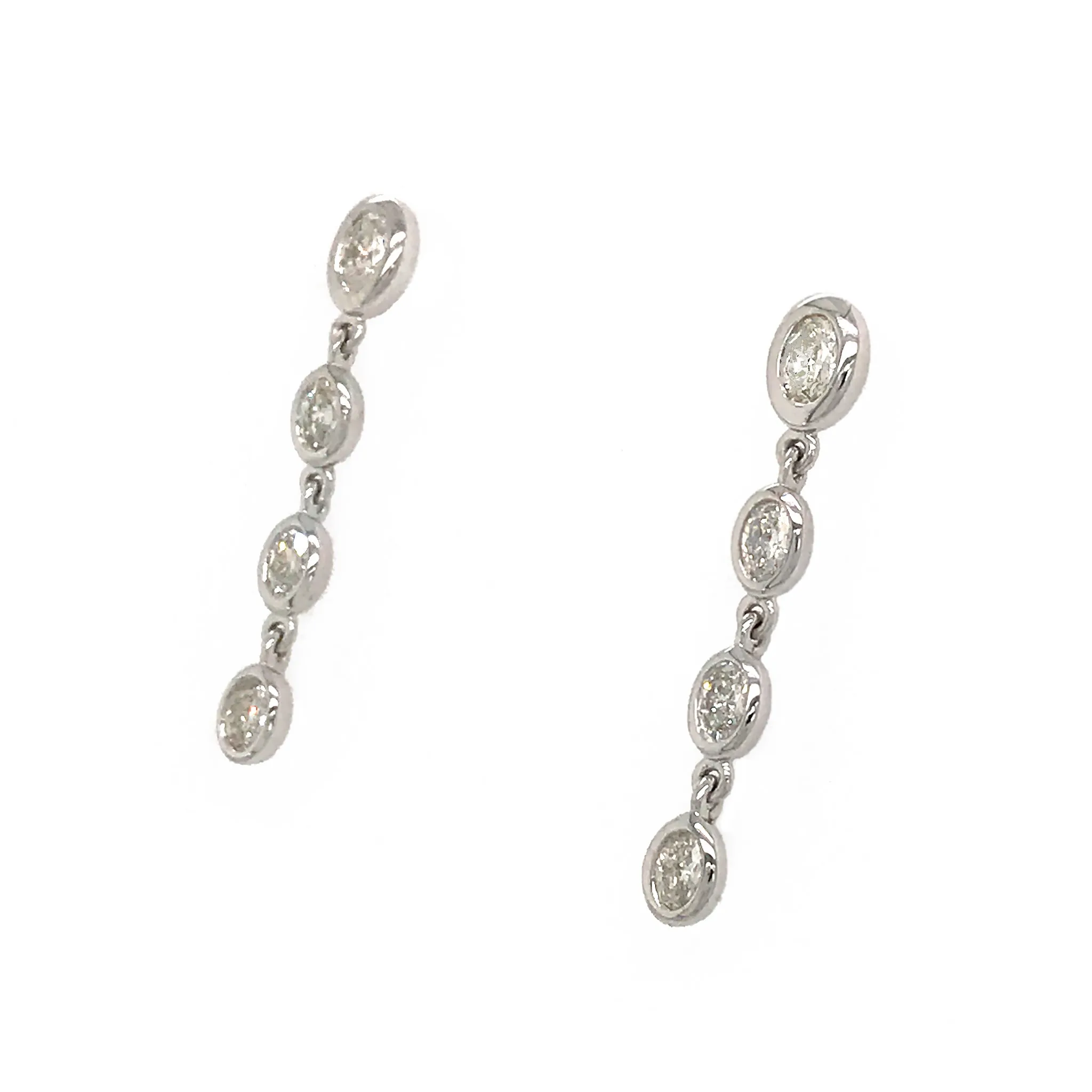 Diamond Drop Earrings