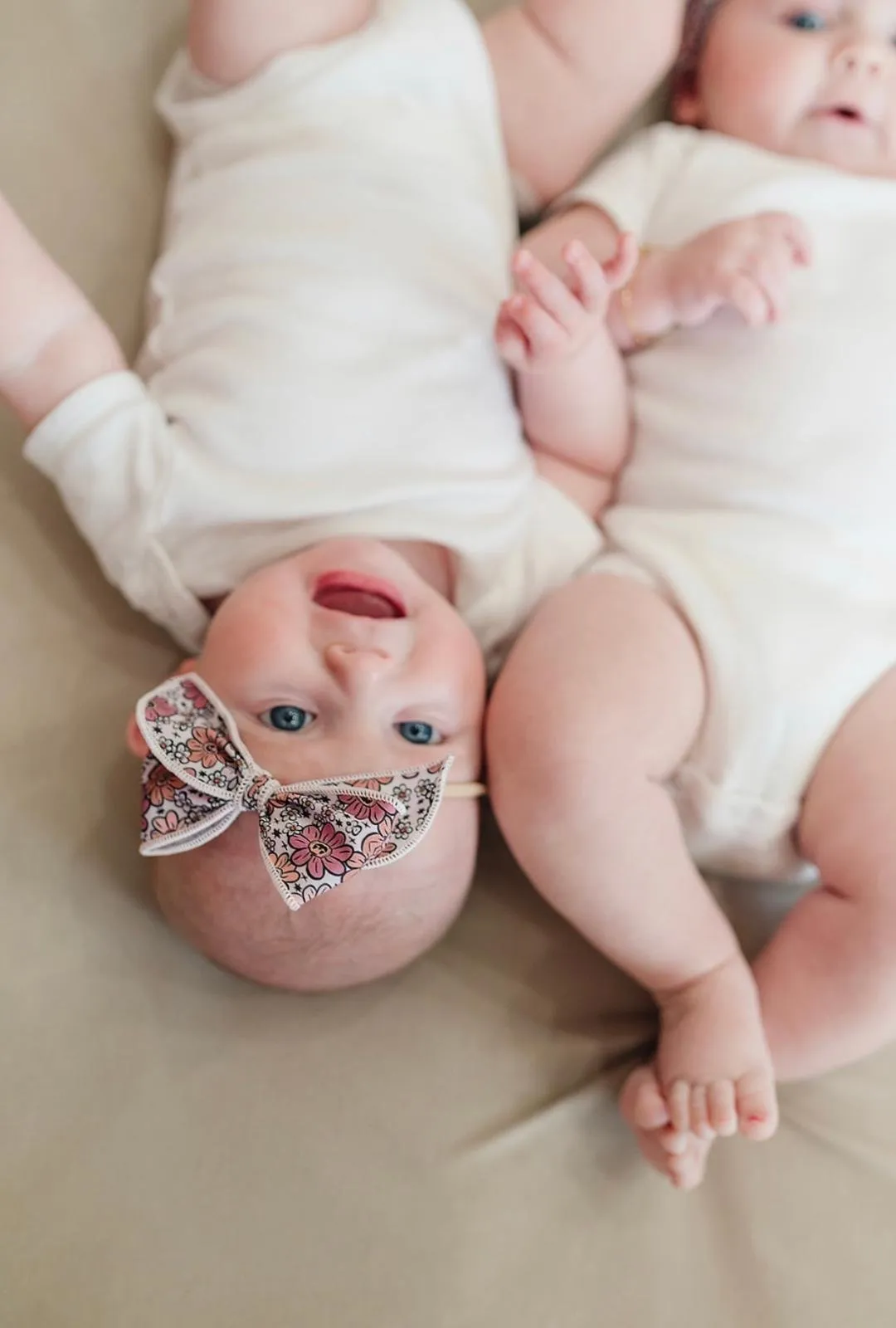 Edged Floral Pumpkin Bow