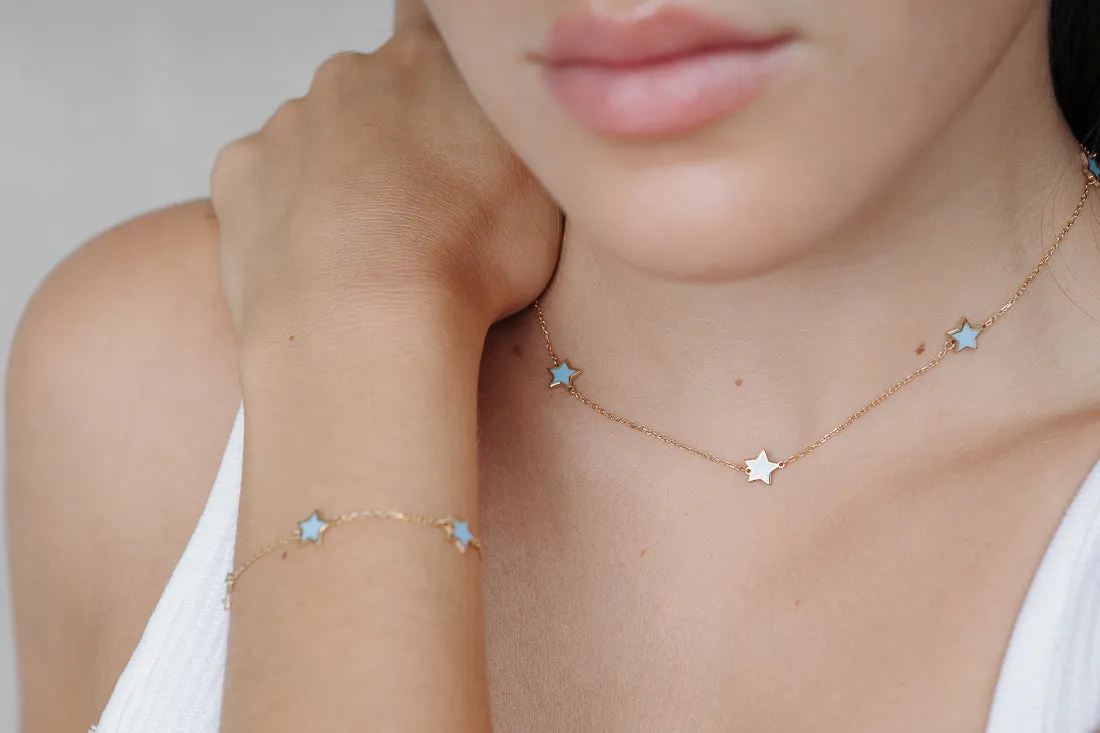 ENAMEL STAR BRACELETS