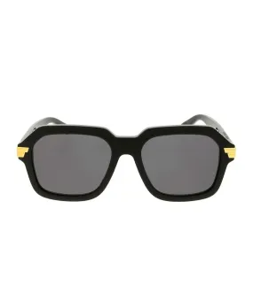 Farrah Rectangle Sunglasses in Black