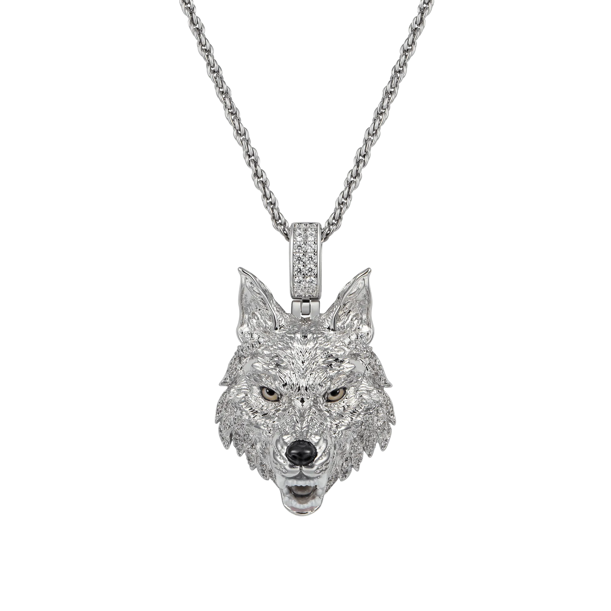 Fearless Wolf Pendant