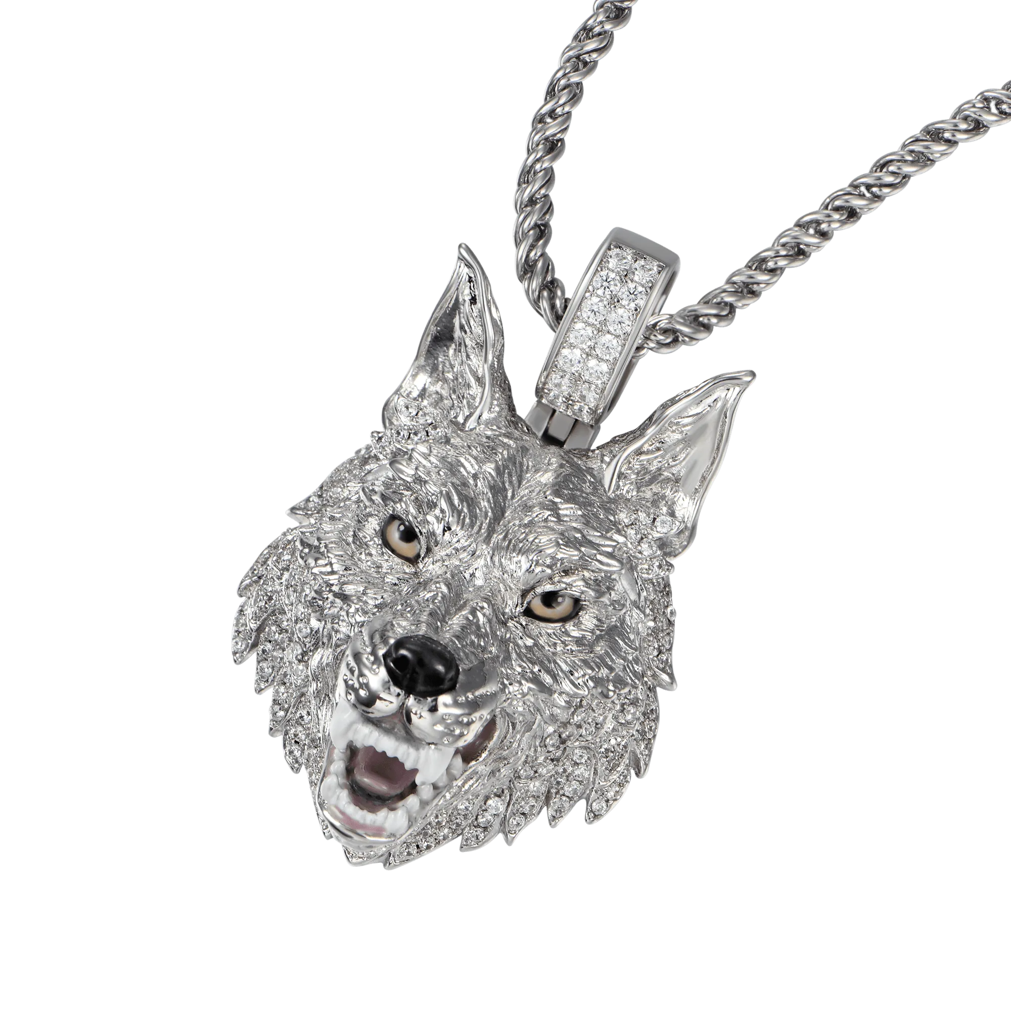 Fearless Wolf Pendant