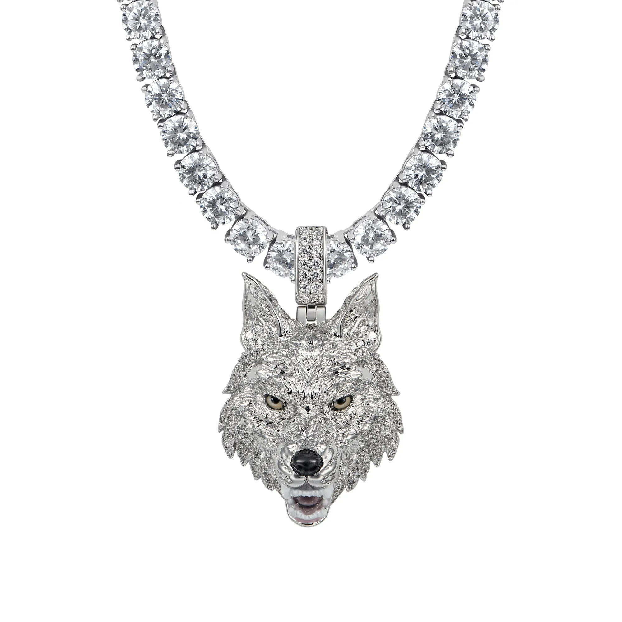 Fearless Wolf Pendant