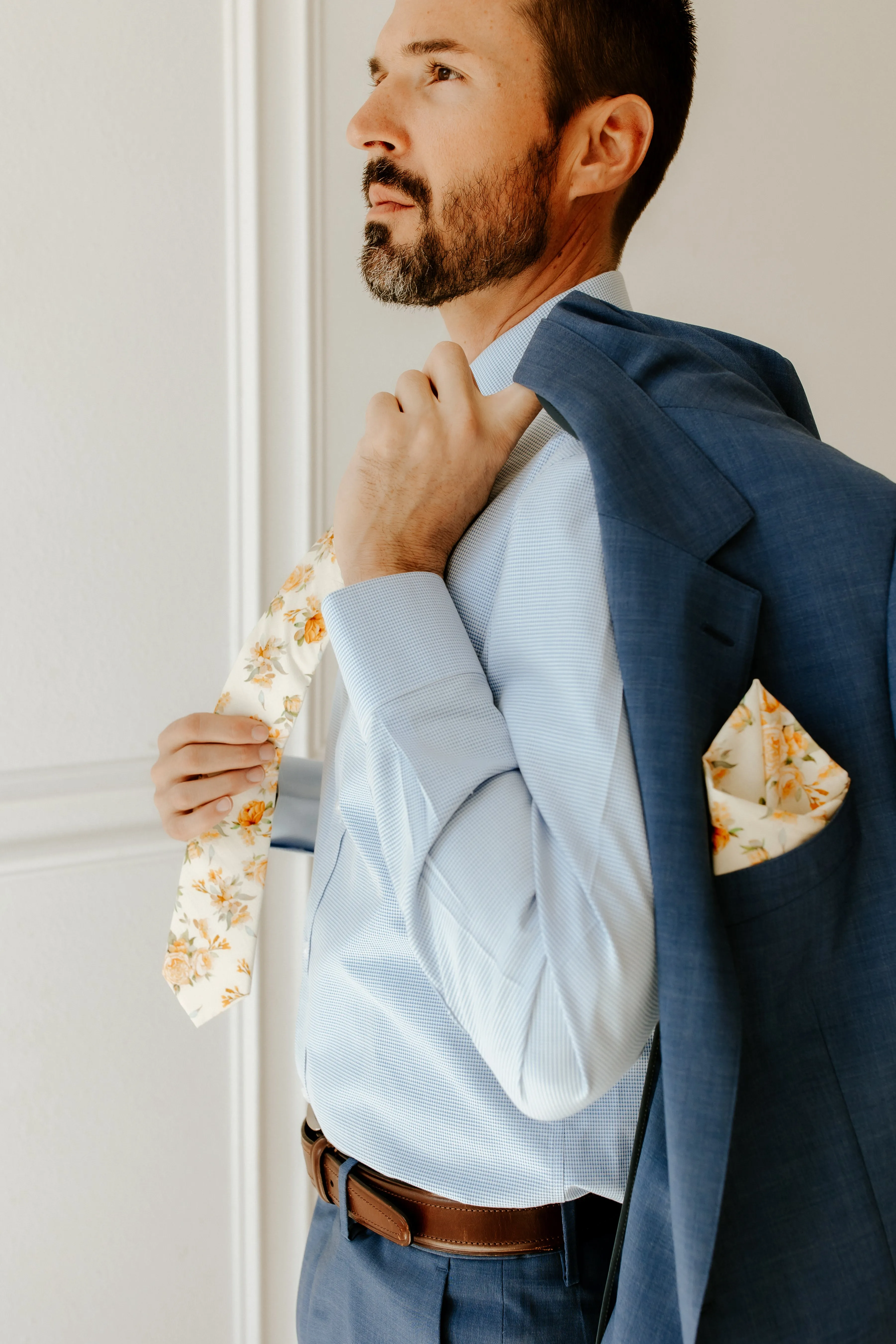 Felix Cotton Floral Bow Tie