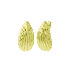 Fluted Drop Earrings