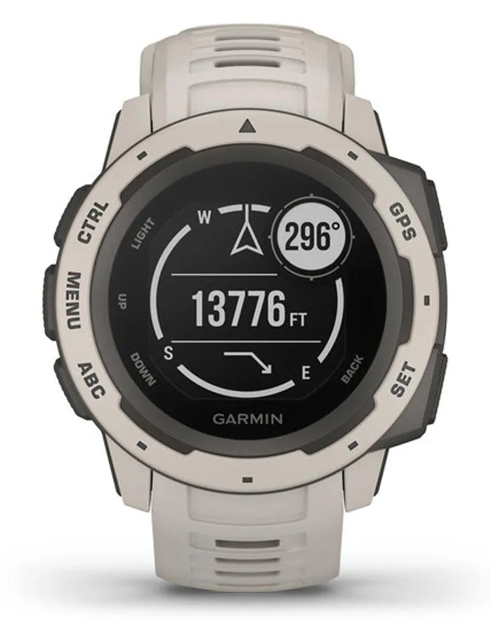 Garmin Instinct GPS Multipsort Watch - Tundra -  Heart Rate Monitor - 100M