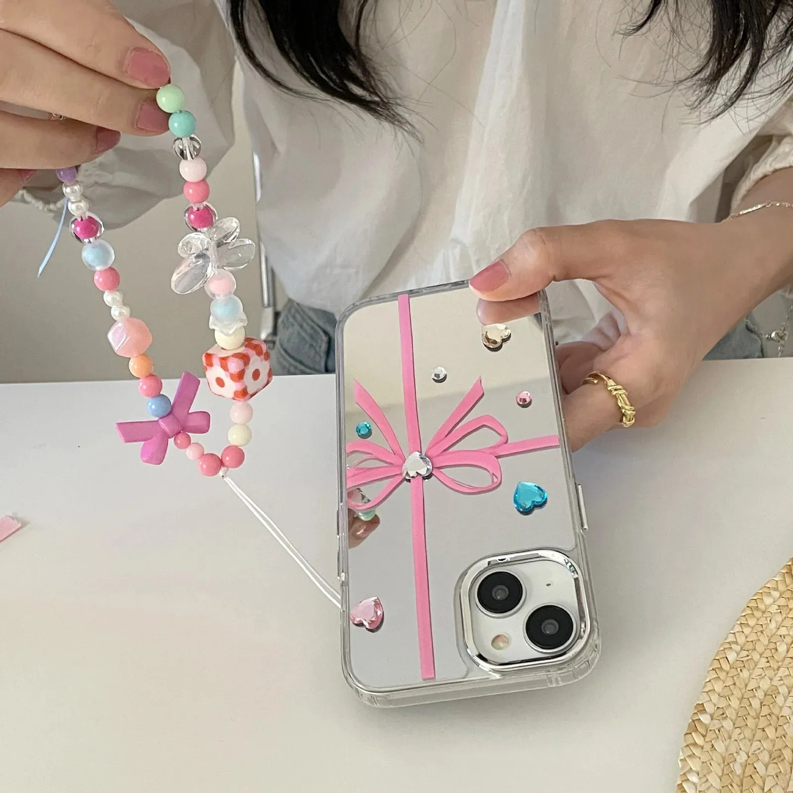 Gift Bow Mirror Phone Case