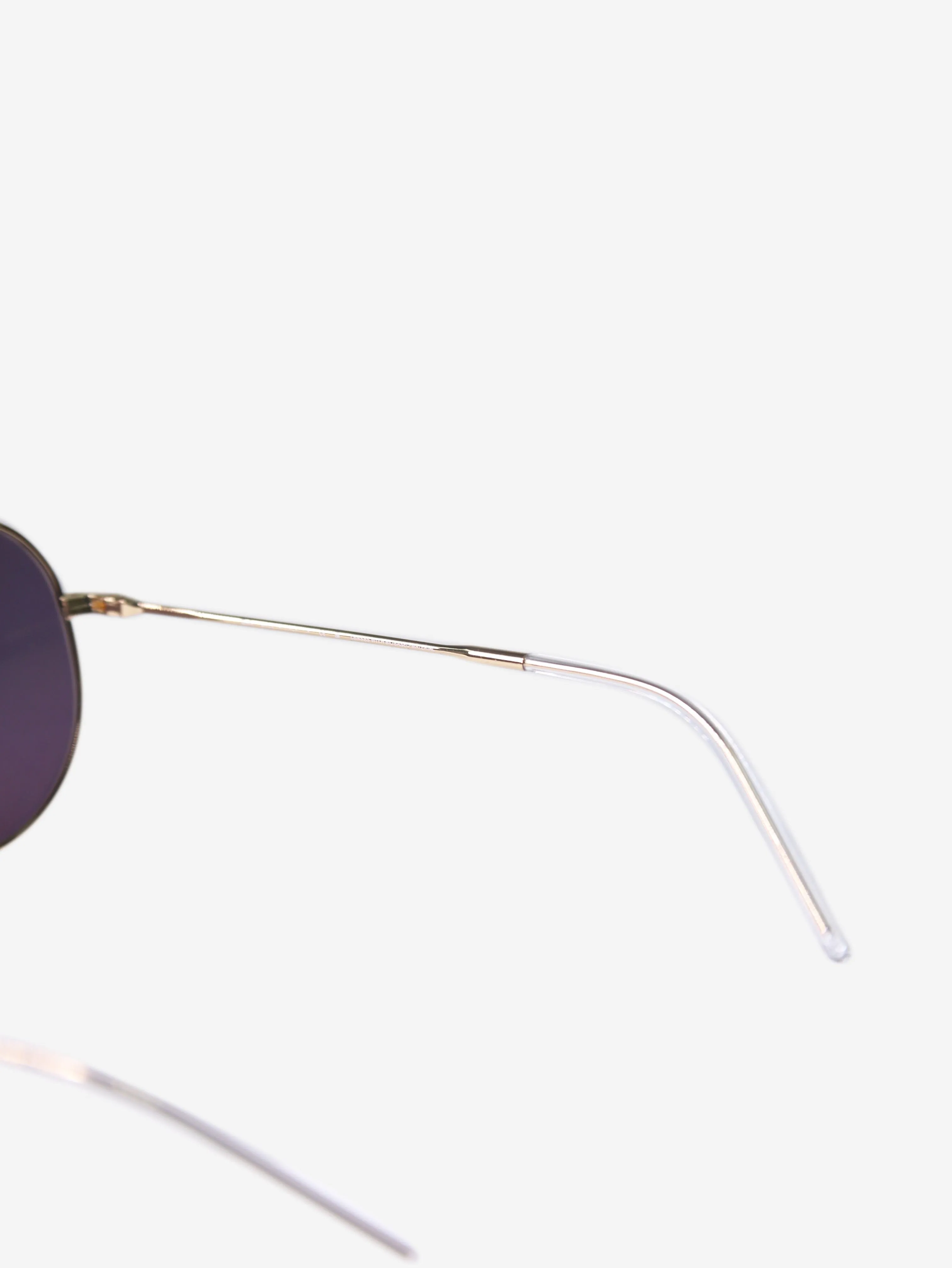 Gold aviator sunglasses