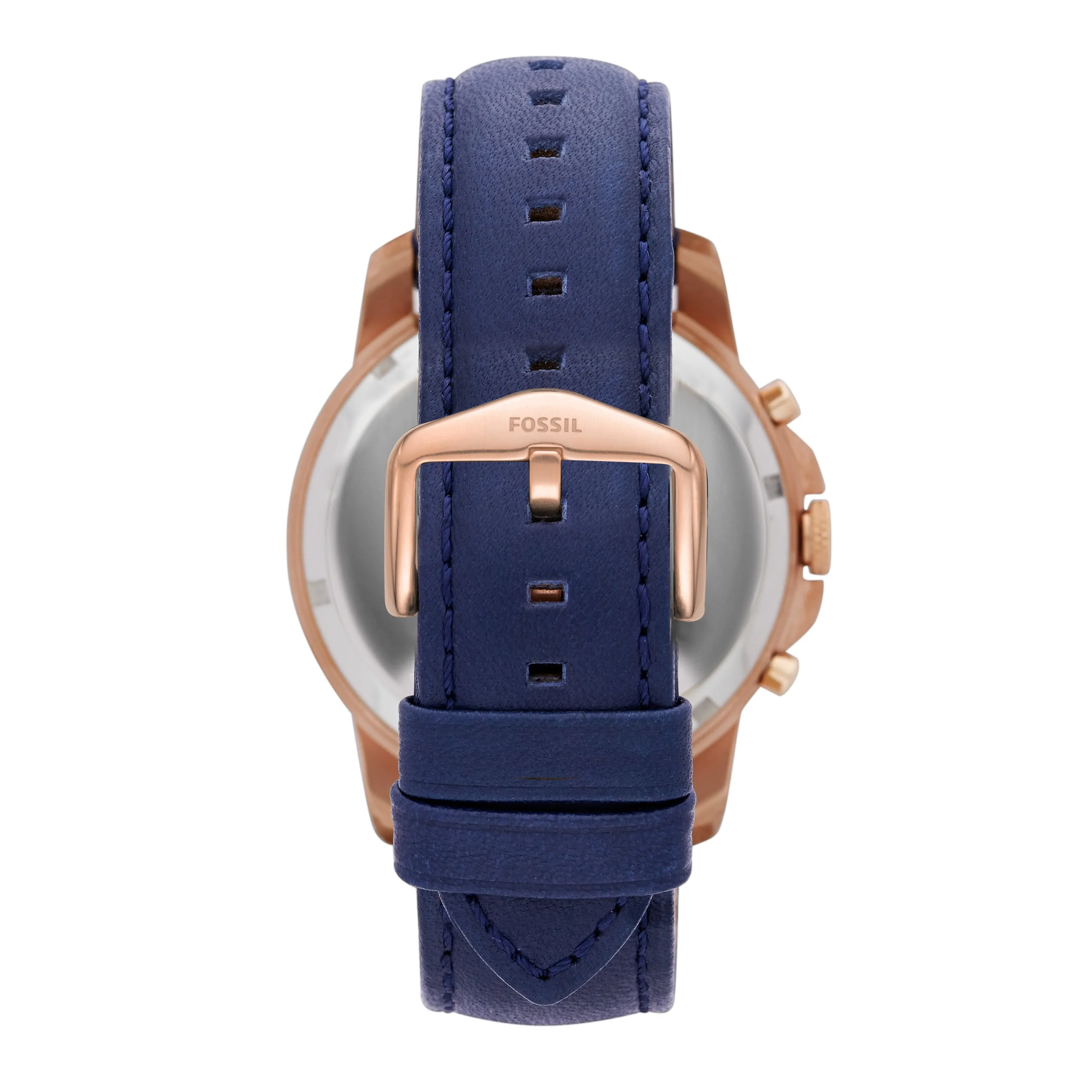 Grant Chronograph Navy Leather Watch