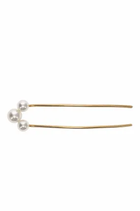 Gretel Gold Pearl Hair Pin