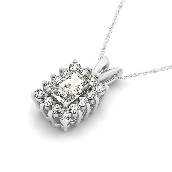 Halo Diamond Pendant