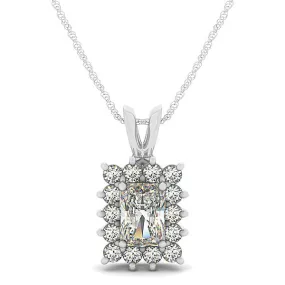 Halo Diamond Pendant