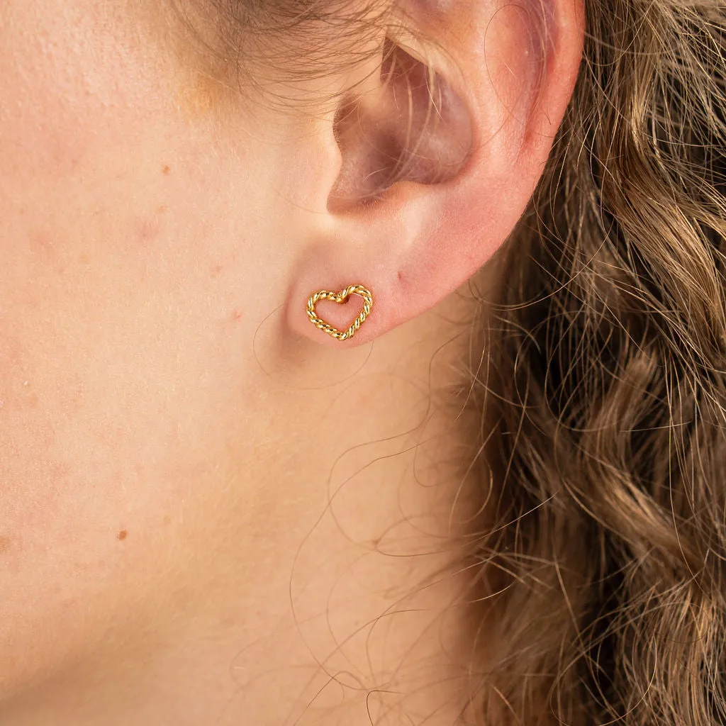 Heart Drop Earrings