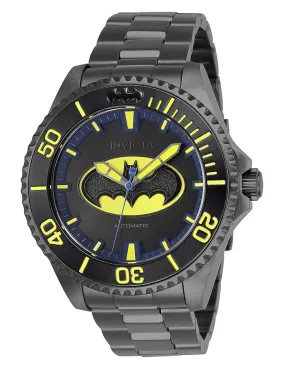 INVICTA DC Comics Limited Edition Mens Watch - Automatic - Black Metal - Batman