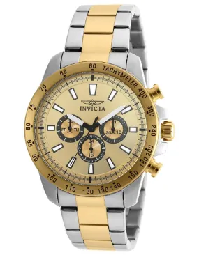 INVICTA Speedway Mens Two-Tone Calendar Watch - Tachymeter - Bracelet - 100m