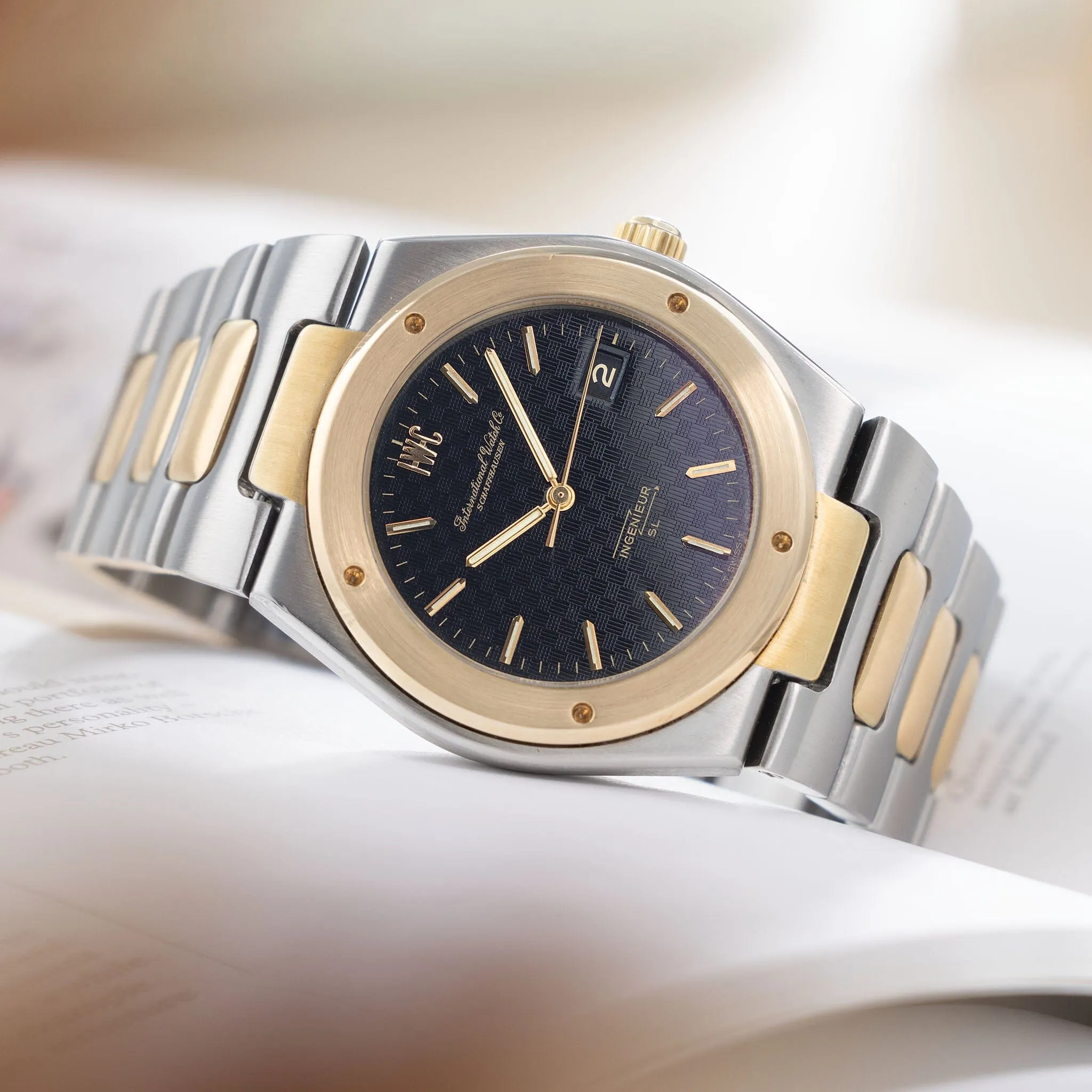 IWC Ingenieur SL Jumbo Steel and Gold ref 1832