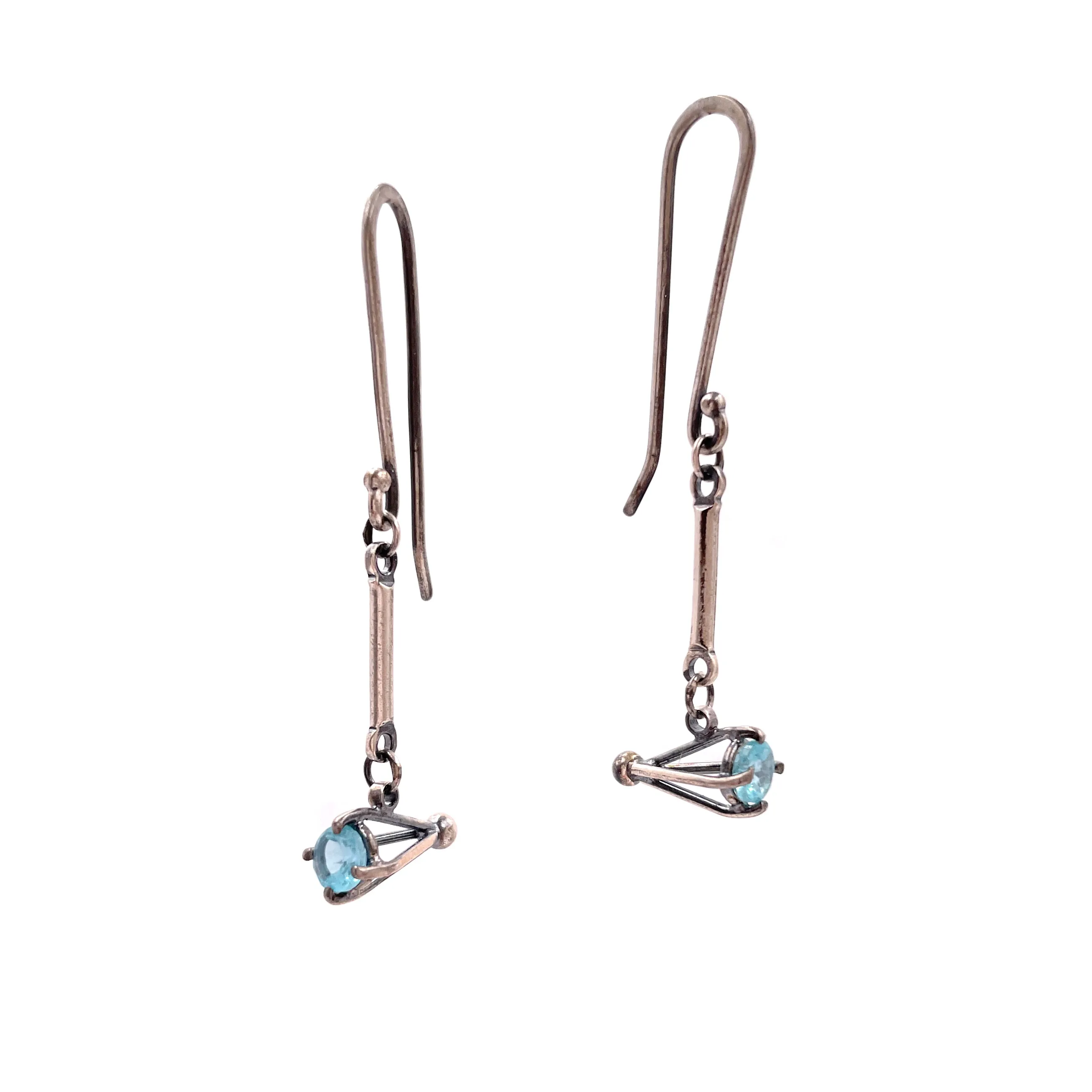 Jet Drop Earrings